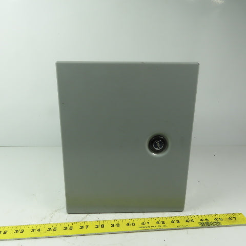 COOPER B-LINE 1084-1 10" x 8" x 4" Hinged Door Electrical Enclosure Type 1 NRW
