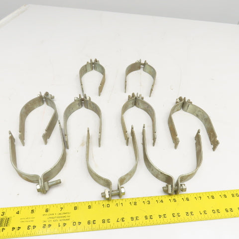 Power Strut PS-1100 4" Pipe Channel Strut Strap Lot Of 9