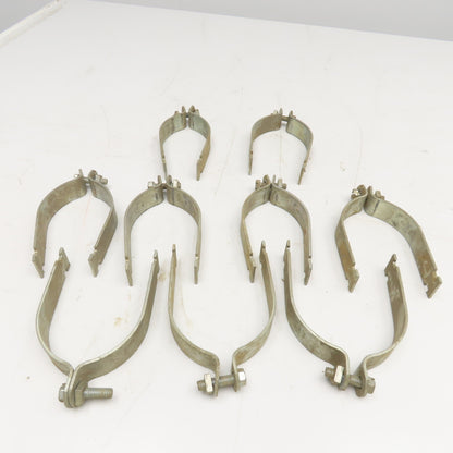Power Strut PS-1100 4" Pipe Channel Strut Strap Lot Of 9