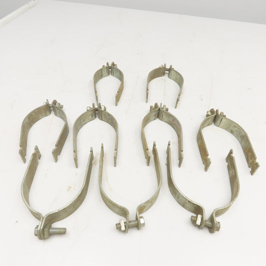 Power Strut PS-1100 4" Pipe Channel Strut Strap Lot Of 9