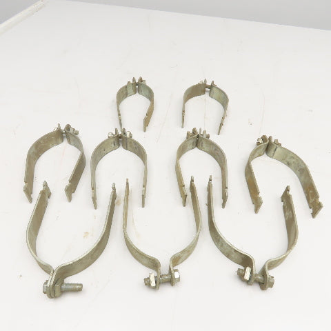 Power Strut PS-1100 4" Pipe Channel Strut Strap Lot Of 9