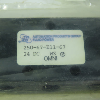 OMNI 250-67-E11-67 Pneumatic 24VDC Coils Solenoid Valve