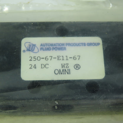 OMNI 250-67-E11-67 Pneumatic 24VDC Coils Solenoid Valve