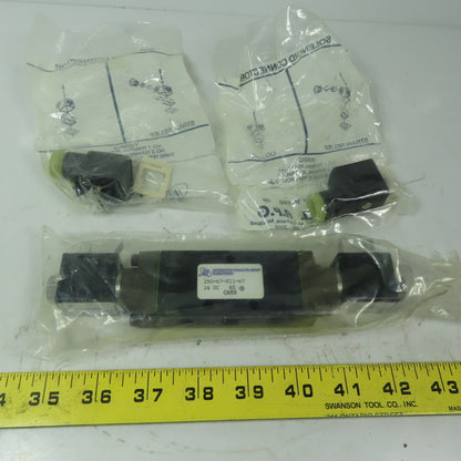 OMNI 250-67-E11-67 Pneumatic 24VDC Coils Solenoid Valve