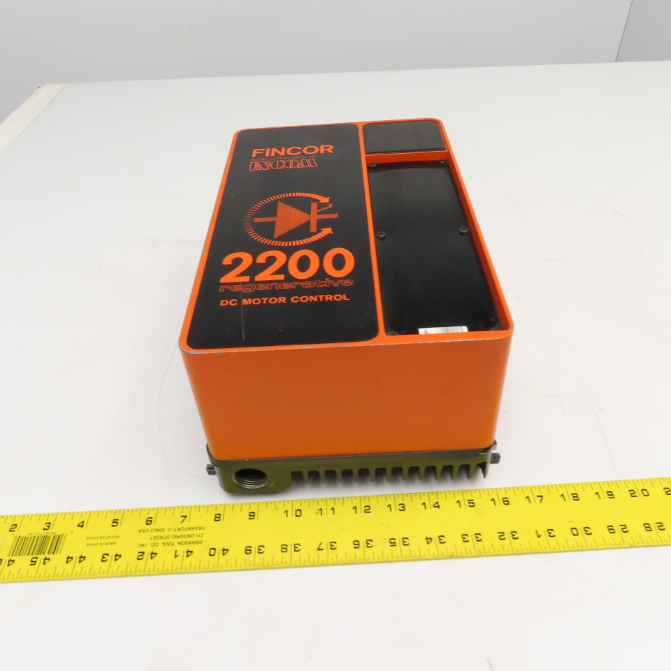 Fincor Incom 2200-P Regenerative DC Motor Control 115/230V Line 1/2Hp 200VDC MAX