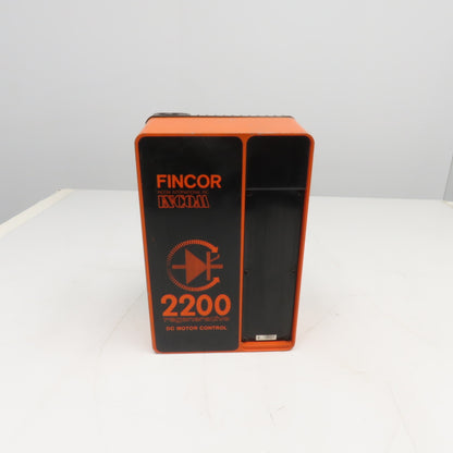 Fincor Incom 2200-P Regenerative DC Motor Control 115/230V Line 1/2Hp 200VDC MAX