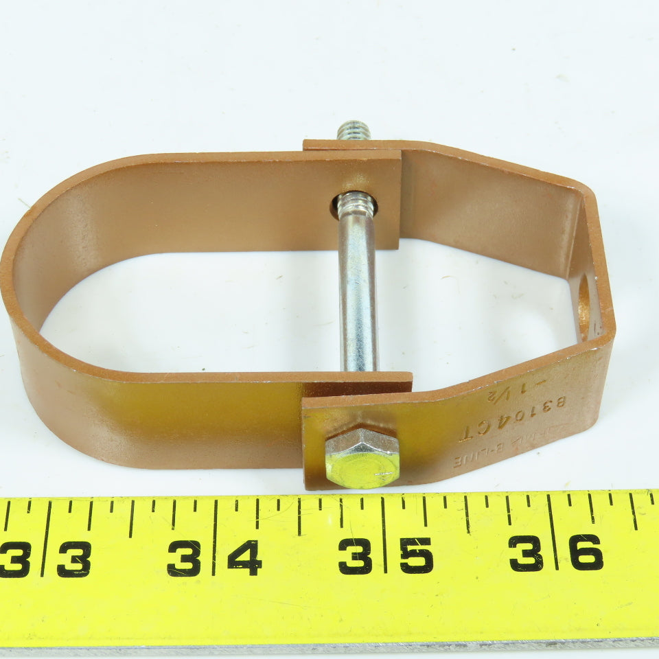 B-Line B3104-1-1/2 Dura Copper Steel Adjustable Clevis Pipe Hanger 1-1/2" Lot/50