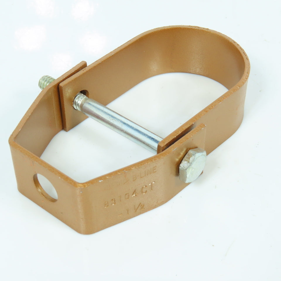 B-Line B3104-1-1/2 Dura Copper Steel Adjustable Clevis Pipe Hanger 1-1/2" Lot/50