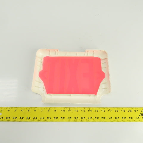 Dual Lite 26UX10 EVCURWD4 Exit Sign Replacement Lense Only