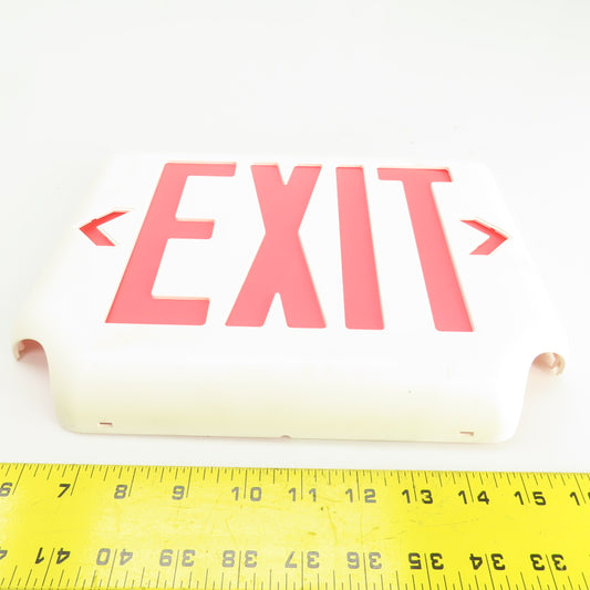 Dual Lite 26UX10 EVCURWD4 Exit Sign Replacement Lense Only