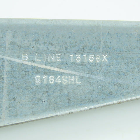 B-Line B184SHL 6" Left Slotted Bracket Zinc Plated