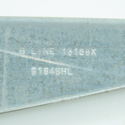B-Line B184SHL 6" Left Slotted Bracket Zinc Plated