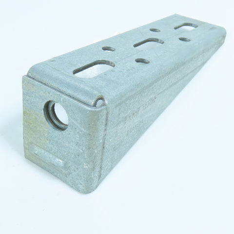 B-Line B184SHL 6" Left Slotted Bracket Zinc Plated