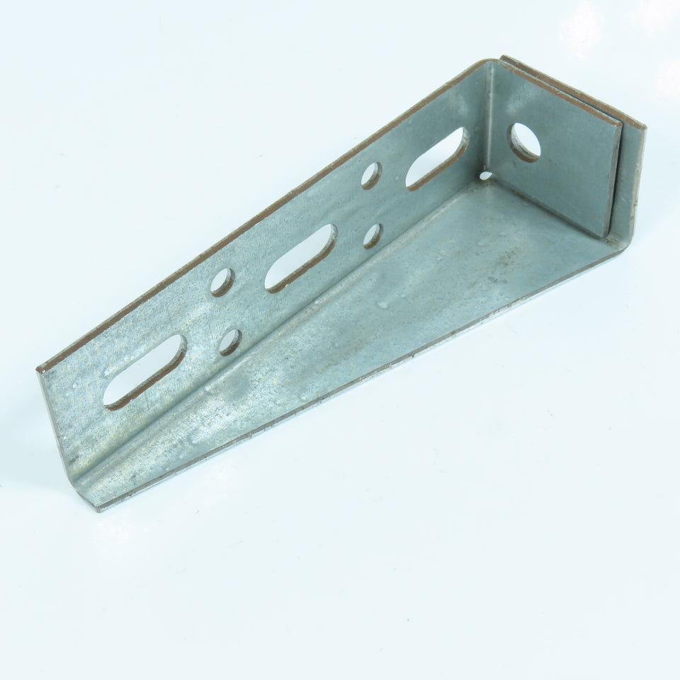 B-Line B184SHL 6" Left Slotted Bracket Zinc Plated