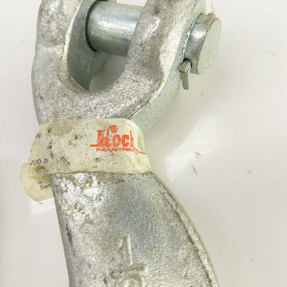 Koch 1/2" G43 High Test Clevis Grab Hook 9200 LBS Capacity
