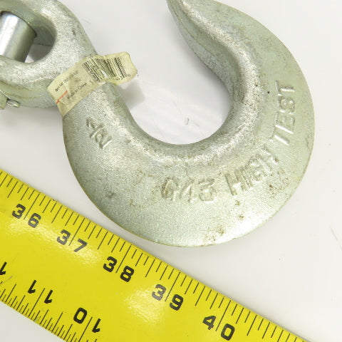 Koch 1/2" G43 High Test Clevis Grab Hook 9200 LBS Capacity