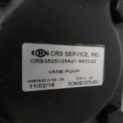 CRS Vickers 3525V25A21 Hydraulic Vane Pump 1-3/8" Shaft 31 GPM Rebuilt