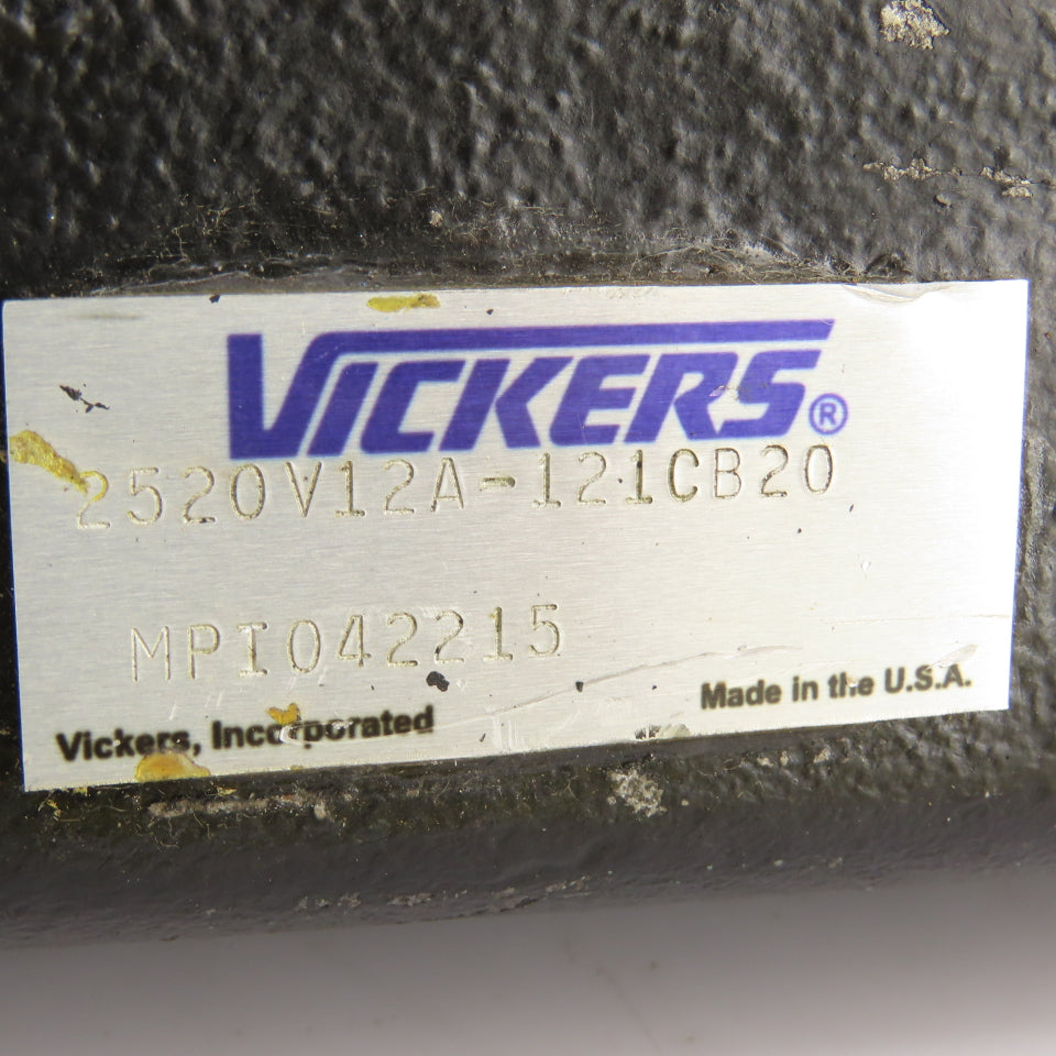 Vickers 2520V12A-121CB20 Hydraulic Vane Pump 7/8" Shaft