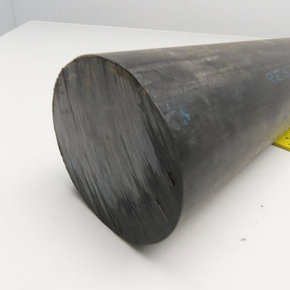 Rochling Sustarin 3-1/2" Diam. Black Acetal Rod 45" OAL