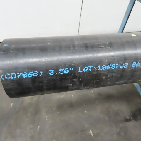 Rochling Sustarin 3-1/2" Diam. Black Acetal Rod 97" OAL