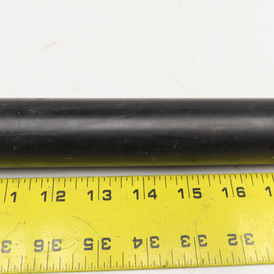 1-1/2" Pomalux M25 Black Polyoxymethylene Resin Rod 49"