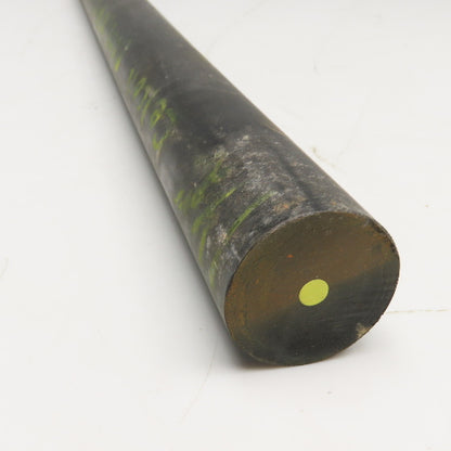 1-1/2" Pomalux M25 Black Polyoxymethylene Resin Rod 49"