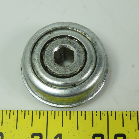 1.410" OD Conveyor Roller Bearing 3/8" Hex Lot of 6