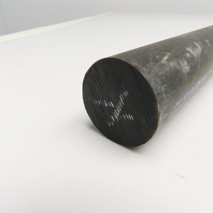 Rochling Sustarin 1-1/2" Diameter Acetal MG Black Resin Delrin Rod 58"