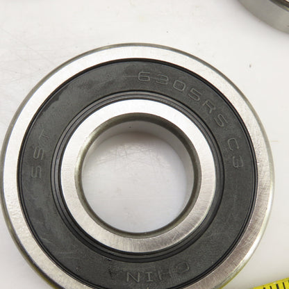 Timken 63052RS C3 Rubber Seal Ball Bearing 25mm ID x 62mm OD 17mm Wide Lot Of 5