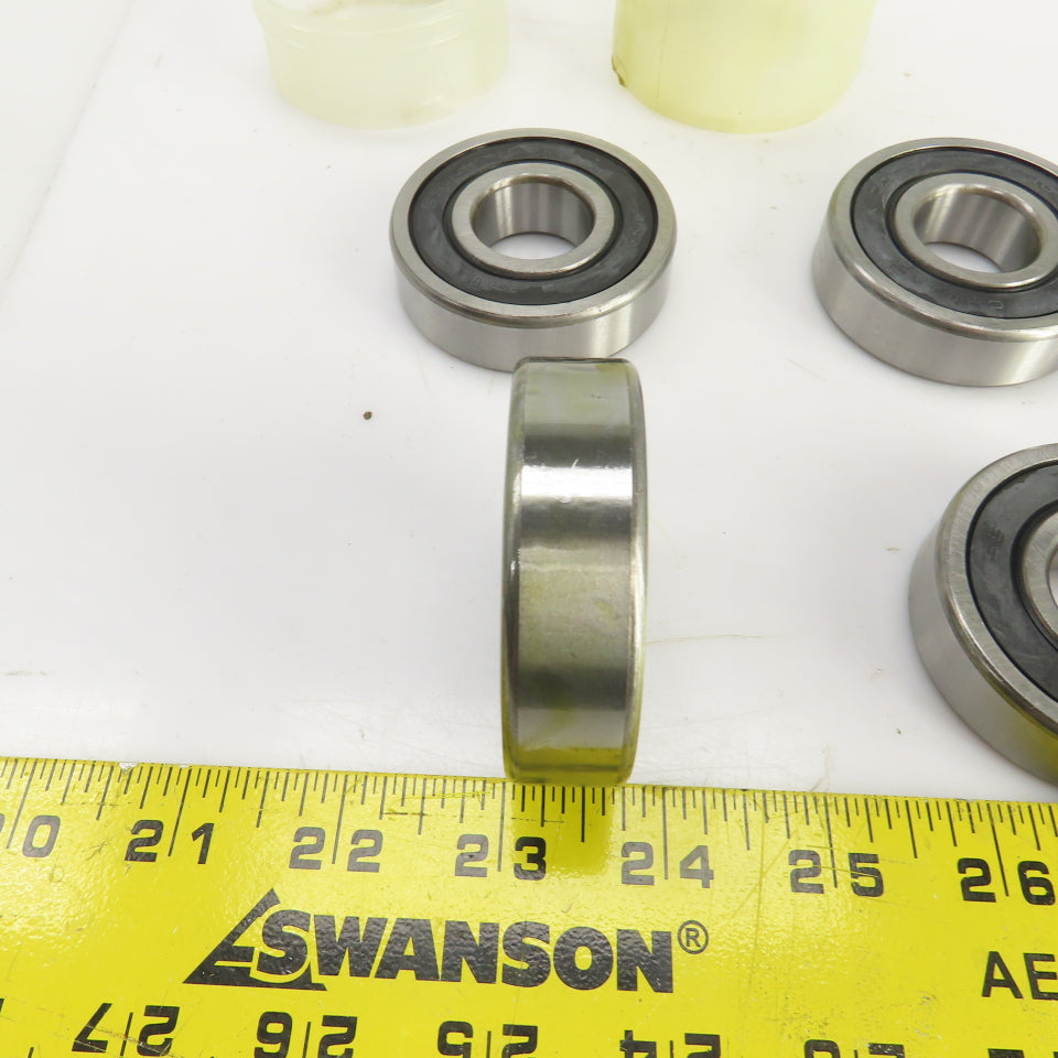 Timken 63052RS C3 Rubber Seal Ball Bearing 25mm ID x 62mm OD 17mm Wide Lot Of 5