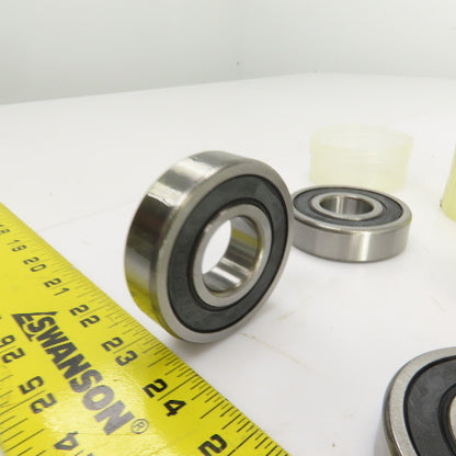 Timken 63052RS C3 Rubber Seal Ball Bearing 25mm ID x 62mm OD 17mm Wide Lot Of 5