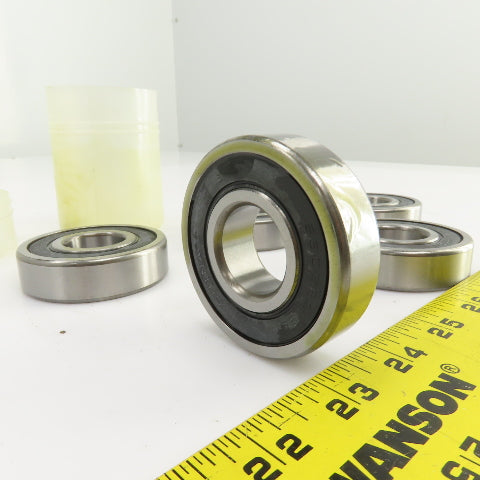 Timken 63052RS C3 Rubber Seal Ball Bearing 25mm ID x 62mm OD 17mm Wide Lot Of 5