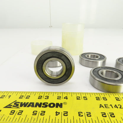Timken 63052RS C3 Rubber Seal Ball Bearing 25mm ID x 62mm OD 17mm Wide Lot Of 5