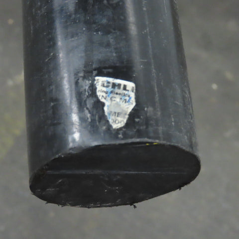 Rochling 2-1/2" Diameter Acetal Celcon Black Rod 97"