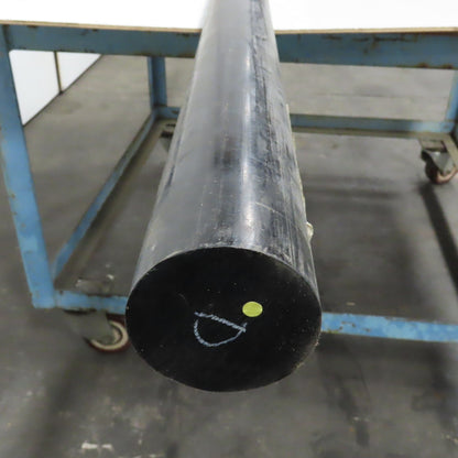 Rochling 2-1/2" Diameter Acetal Celcon Black Rod 97"