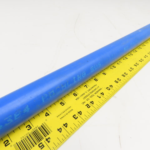Rochling 1-1/2" Diameter Acetal Celcon Dark Blue Rod 49"