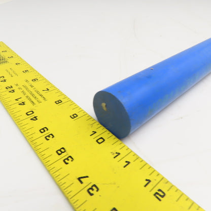Rochling 1-1/2" Diameter Acetal Celcon Dark Blue Rod 49"