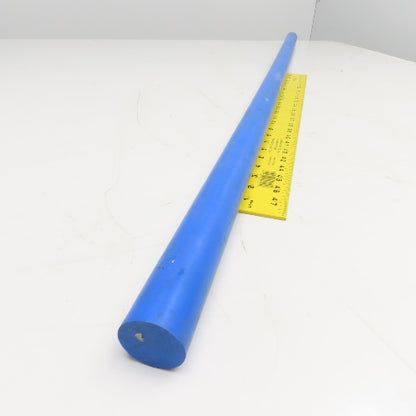 Rochling 1-1/2" Diameter Acetal Celcon Dark Blue Rod 49"