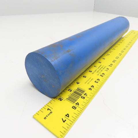 3" Diameter Acetal Dark Blue Rod 17"