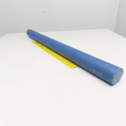 3" Diameter Acetal Dark Blue Rod 40"