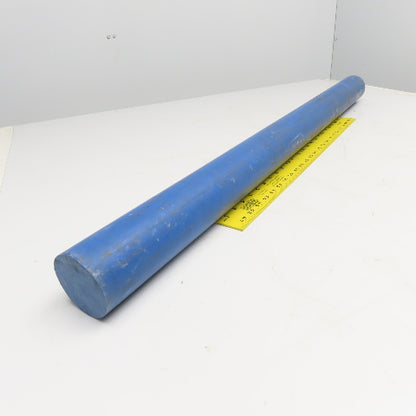 3" Diameter Acetal Dark Blue Rod 40"