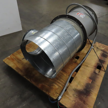 Cincinnati Fan 18636T33/4 18" Direct Drive Tubeaxial Fan 3/4Hp 208-230/460V