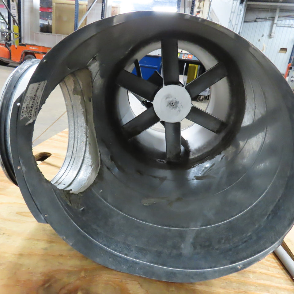 Cincinnati Fan 18636T33/4 18" Direct Drive Tubeaxial Fan 3/4Hp 208-230/460V