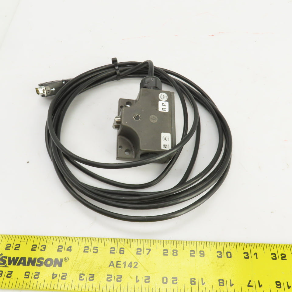 Euchner SN02D12-502-MC1688 Limit Switch. 230V W/2 Plunger & 13' Lead