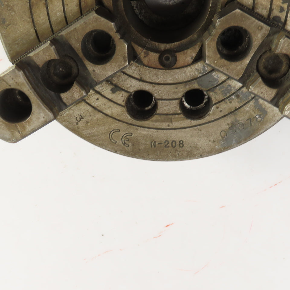 Strong N-208 3-Jaw Lathe Power Chuck 3-Jaw 8" OD 52mm Thru Hole