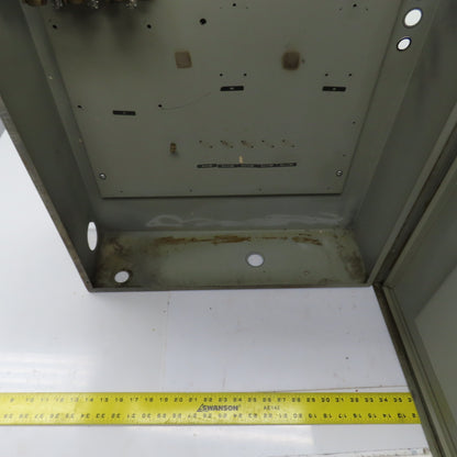 30" x 23-1/2" x 6-1/2" Electrical Enclosure W/Backplate & Disconnect