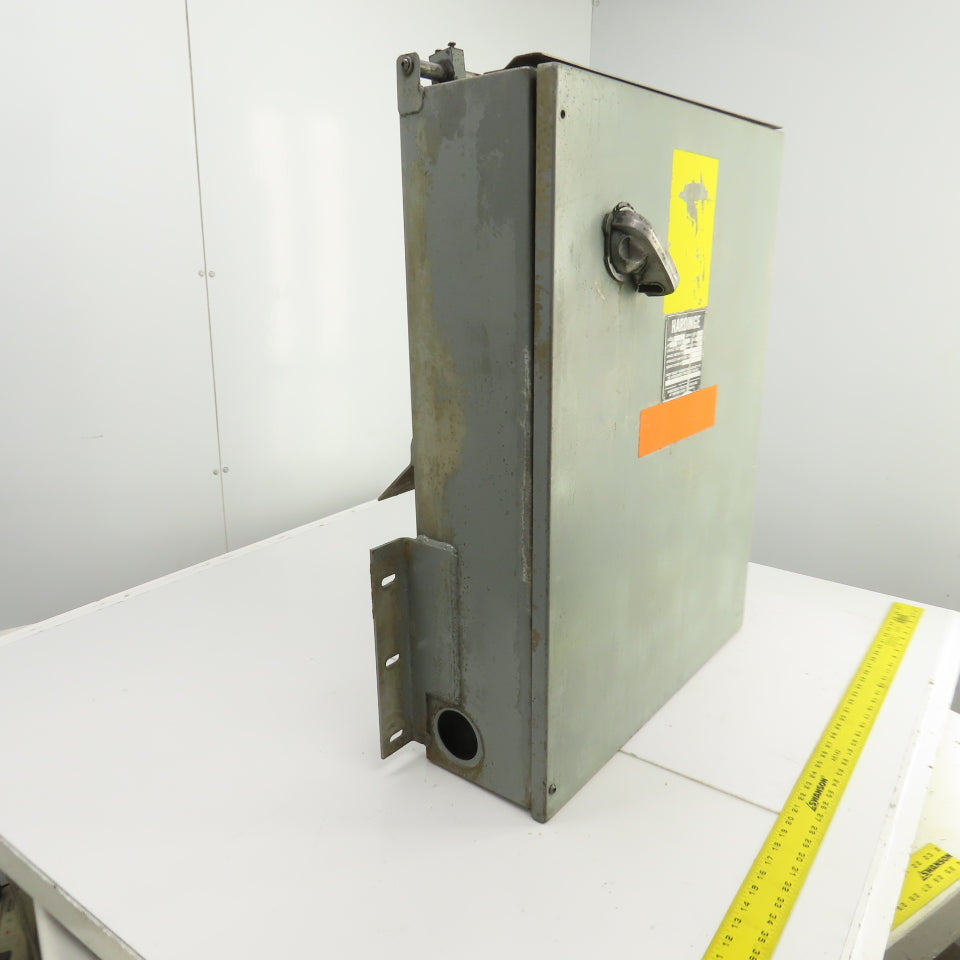 30" x 23-1/2" x 6-1/2" Electrical Enclosure W/Backplate & Disconnect