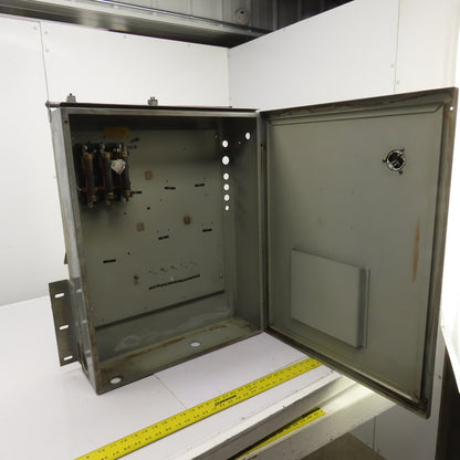 30" x 23-1/2" x 6-1/2" Electrical Enclosure W/Backplate & Disconnect