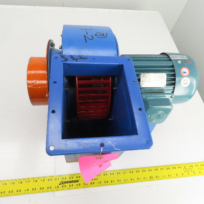 2.2kW Direct Drive Centrifugal Blower 5x6-1/2" Disch 480V 3PH 3460RPM 9-3/4" Dia