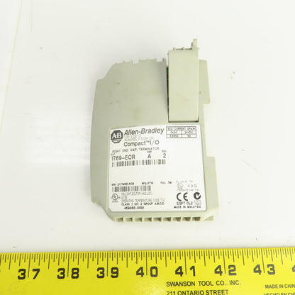 Allen Bradley 1769-ECR Ser A Rev 2 Compact I/O Right End Cap Terminator